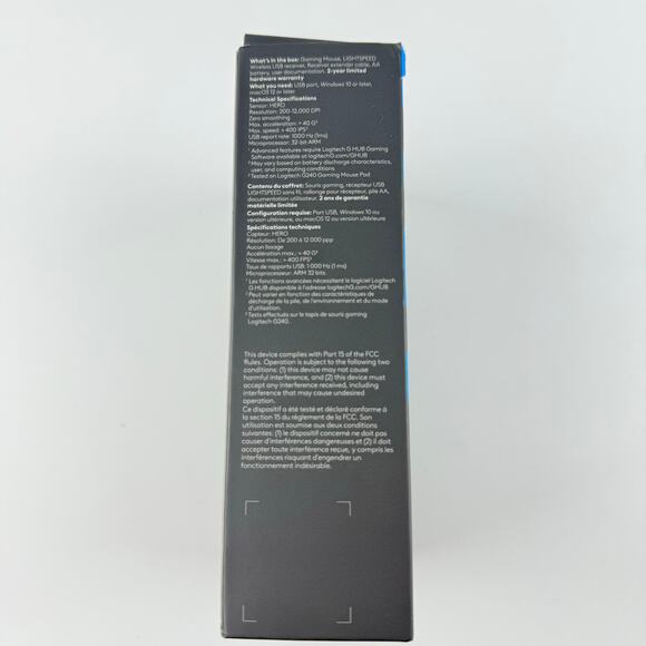 Logitech G305 Wireless Gaming Mouse Black Lightspeed New In Box Sealed NIB - Picture 3 of 5